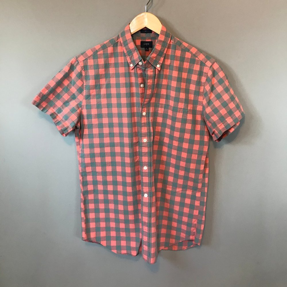 JCrew Checkered Button Down Shirt